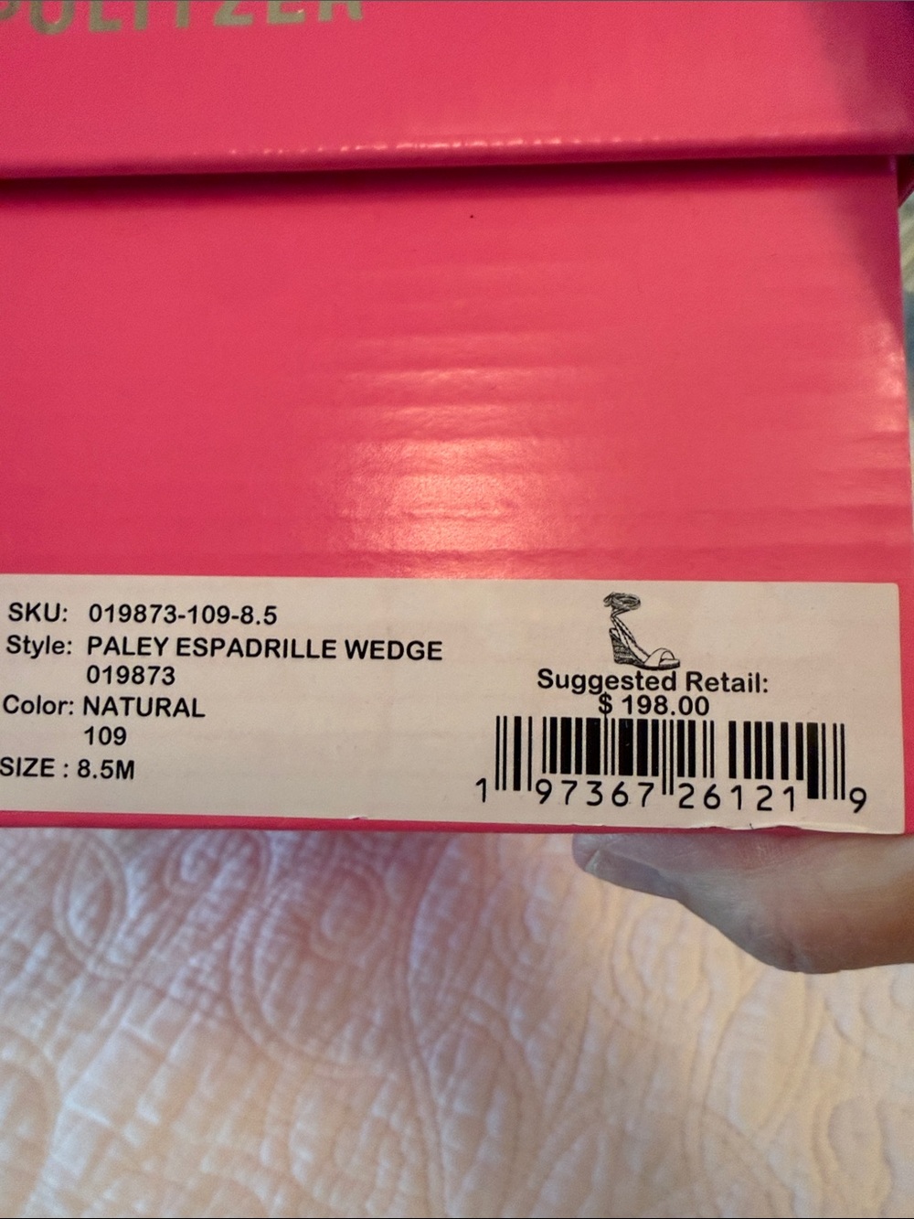 Lilly Pulitzer Metallic Gold Wedge Espadrilles - Picture 5 of 5